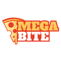 Mega bite logo.